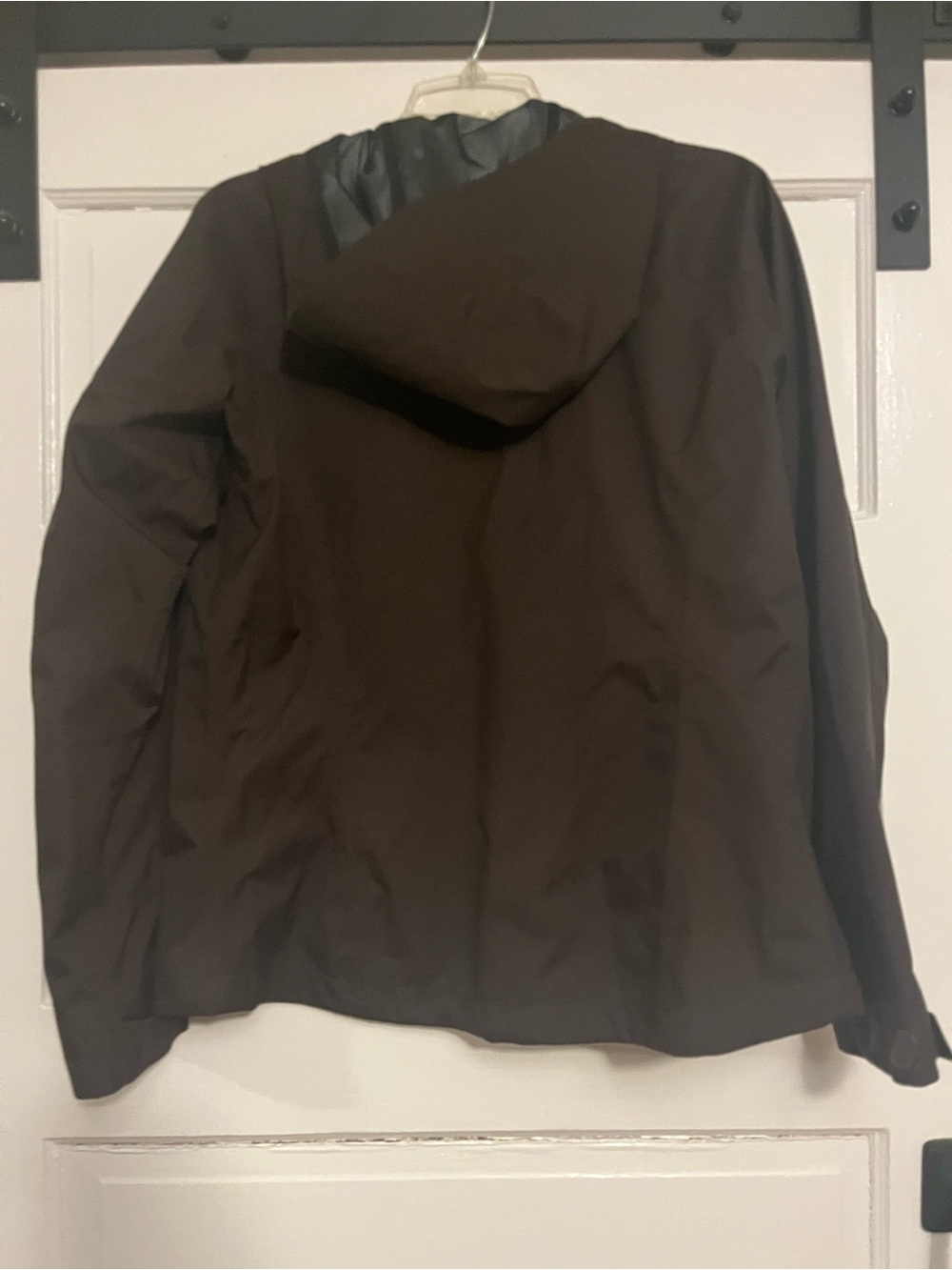 Columbia Titanium Brown Hooded Rain Jacket - Picture 2 of 3